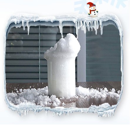 How to use artificial snow